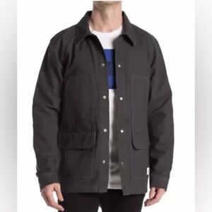 North Face Berk Utility Jacket Men’s XL slate grey denim Jean jacket